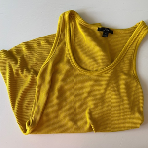 J‎ Crew Yellow Tank size women’s Medium